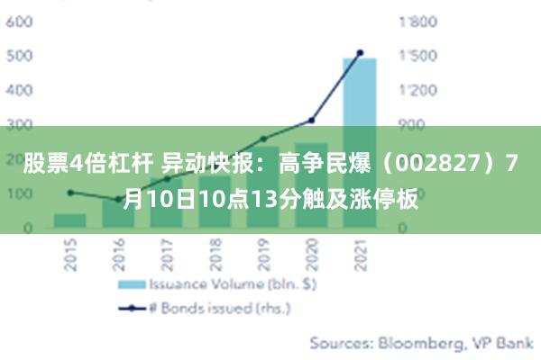 股票4倍杠杆 异动快报：高争民爆（002827）7月10日10点13分触及涨停板