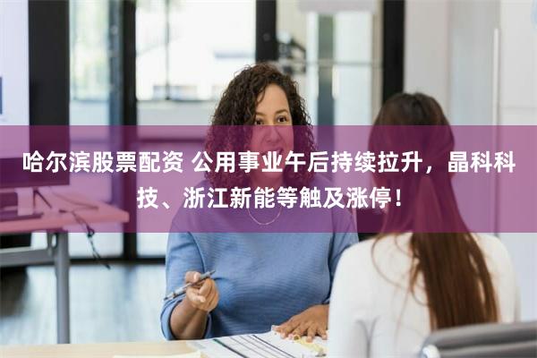 哈尔滨股票配资 公用事业午后持续拉升，晶科科技、浙江新能等触及涨停！